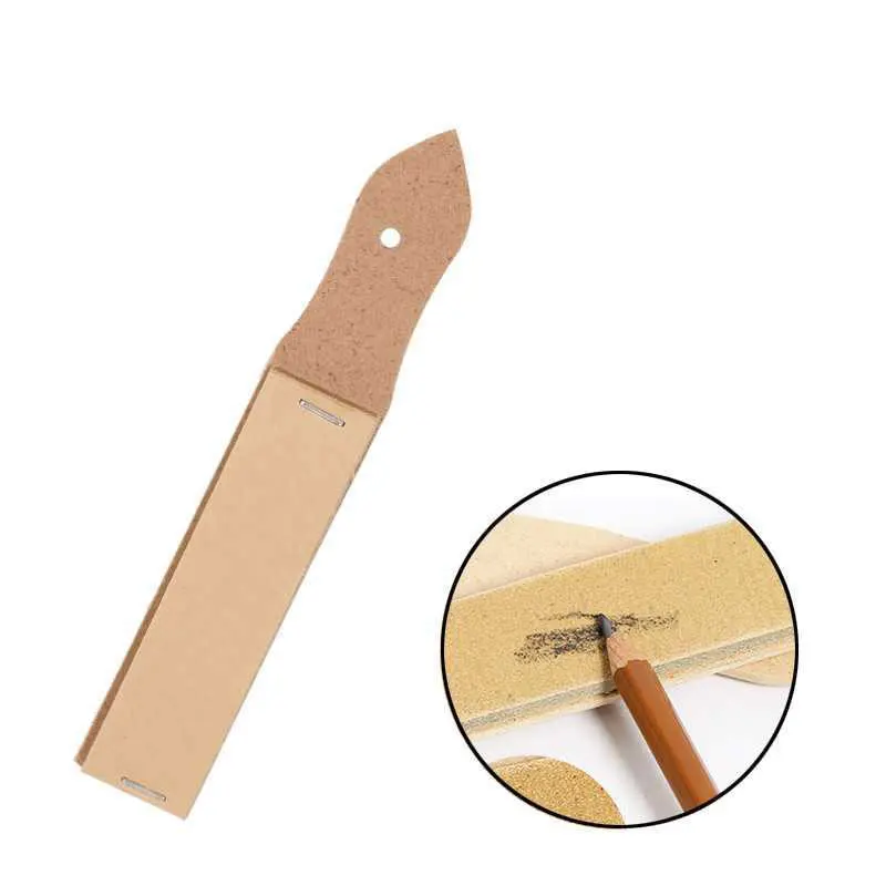 

1Pcs Paper Sketch Pencil Sandpaper Board Drawing Polishing Pen Paper Rub 12x2.5cm Art Drawing Pen Tool