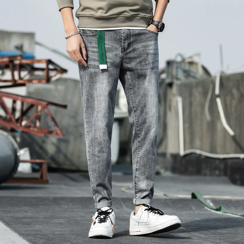 

2021 Spring and Fall Fashion Trend Men's Jeans, Retro Casual Comfortable Stretch Fashion Jeans NZKA09