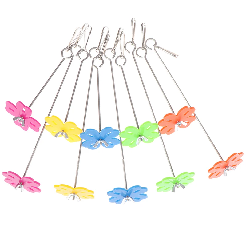 

Flower Bird Parrot Cage Stainless Steel Food Feeder Fork Stick Skewer Food Meat Stick Spear Fruit Holder Birds Feeding Tool