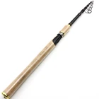 Карбоновая телескопическая удочка, спиннинг с деревянной ручкой, 1,8 м, 2,1 м, 2,4 м, 2,7 м