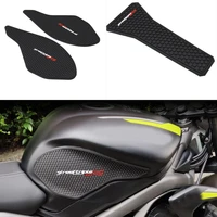 moto gymkhana anti slip tank pads sticker side gas knee grip traction pads for daytona 675 r street triple 765 rrs 2013 2020