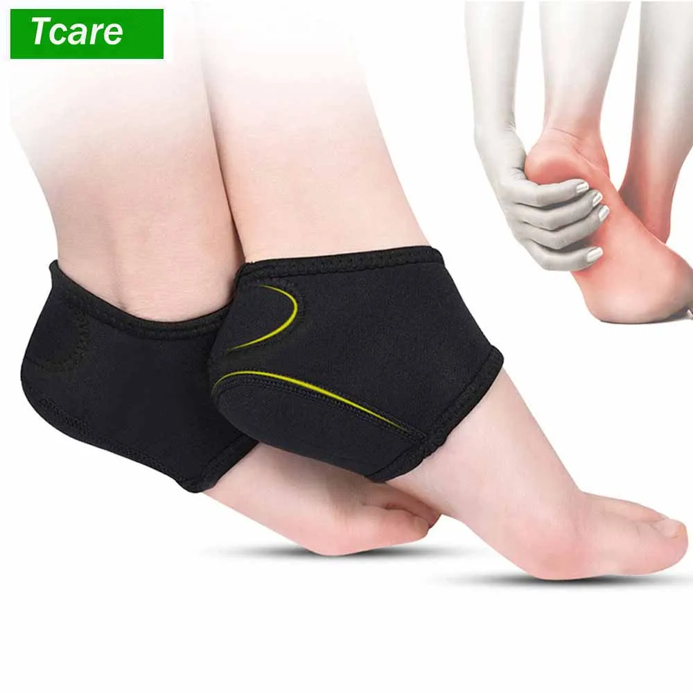 Tcare нейлоновые вставки для пяток и компрессионные пяточные Рукава Носки