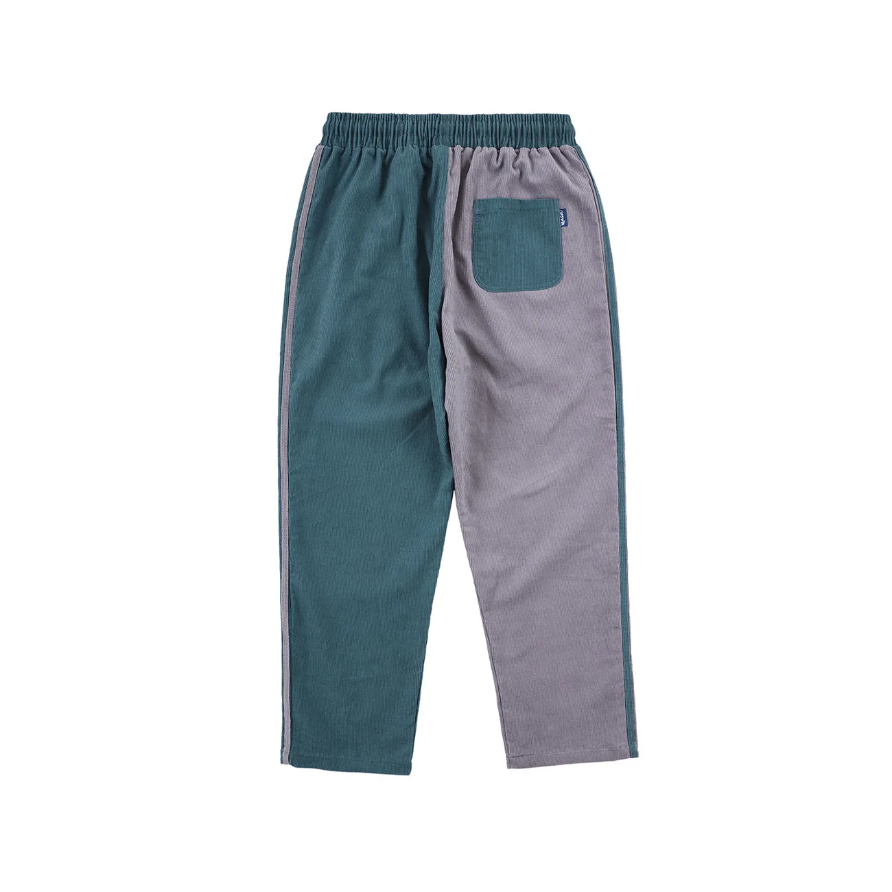 

2019 Tide Brand Casual Pants Men's Tide Patch Work Color Stitching Summer New Straight Pants Casual Ankle - Length Pants