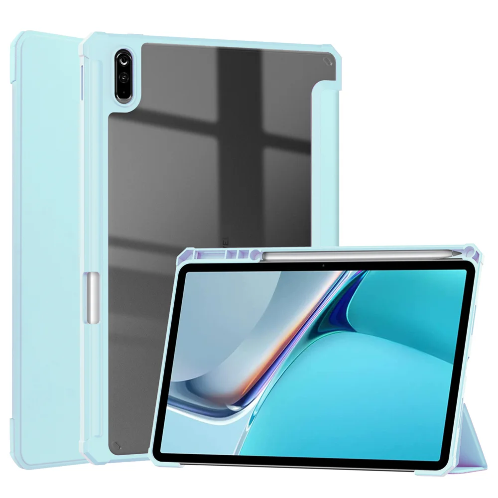 High Quanlity Case For Huawei Matepad 11 Case 2021 Built-in s Pen Holder Folding Smart Shell Funda For Huawei MatePad 11 Cover