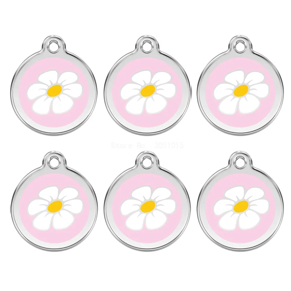 100 шт. идентификационная бирка для собак гравировка ошейника домашних животных|ID