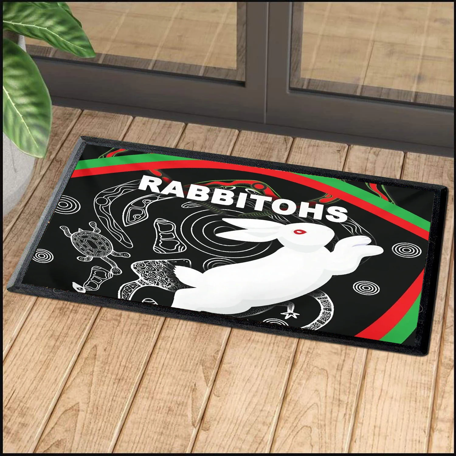 

Australia RABBITOHS 3D Print Door Mat Long Strip Bedroom Entrance Doormat Home Floor Decoration Living Room Carpet Bathroom-2