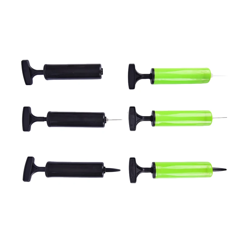 

Portable Air Pump Football Soccer Swimming Ring Air Pump Inflatable Ball Plastic Hand Air Pump with Inflating Gas Needle Adaptor