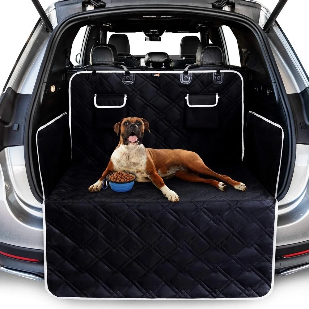 

Car Universal Trunk Pet Mat Protect Trunk Liner Sturdy Waterproof Tear-resistant Easyclean Portable Black Pet Mat
