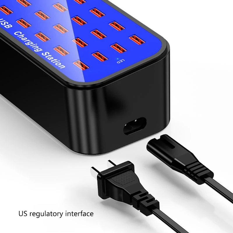 20 многопортовый USB концентратор адаптер настольное настенное зарядное