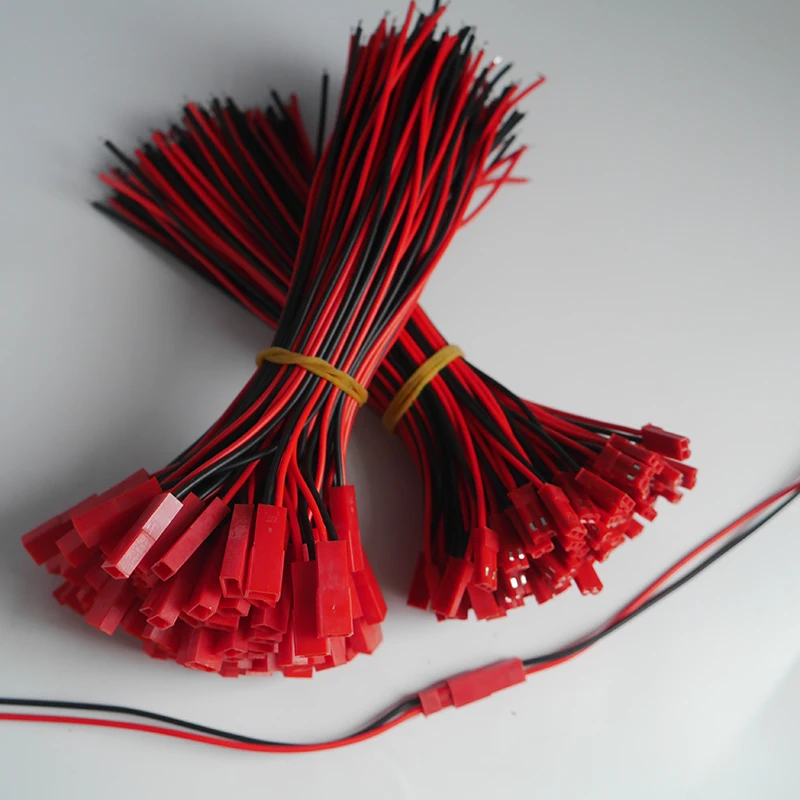 

50 пар 2 Pin JST Штекерный кабель штекер/гнездо Разъем для RC BEC батарея вертолет DIY FPV Дрон Квадрокоптер