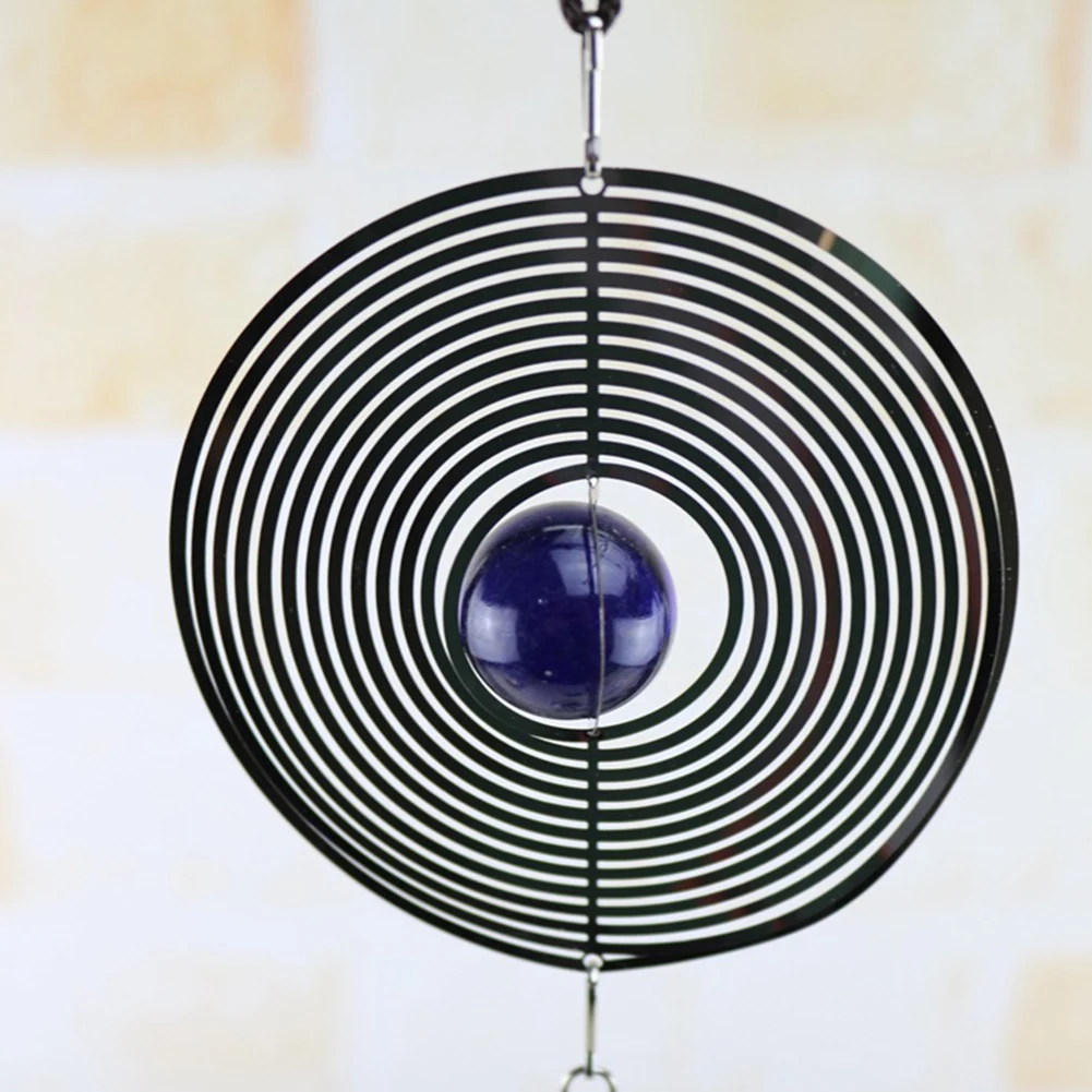 

DIY Rotating Wind Chime Personality Novelty Metal Hanging Sculpture Wind Chime Bells Pendant Crafts Home Yard Balcony Decoration