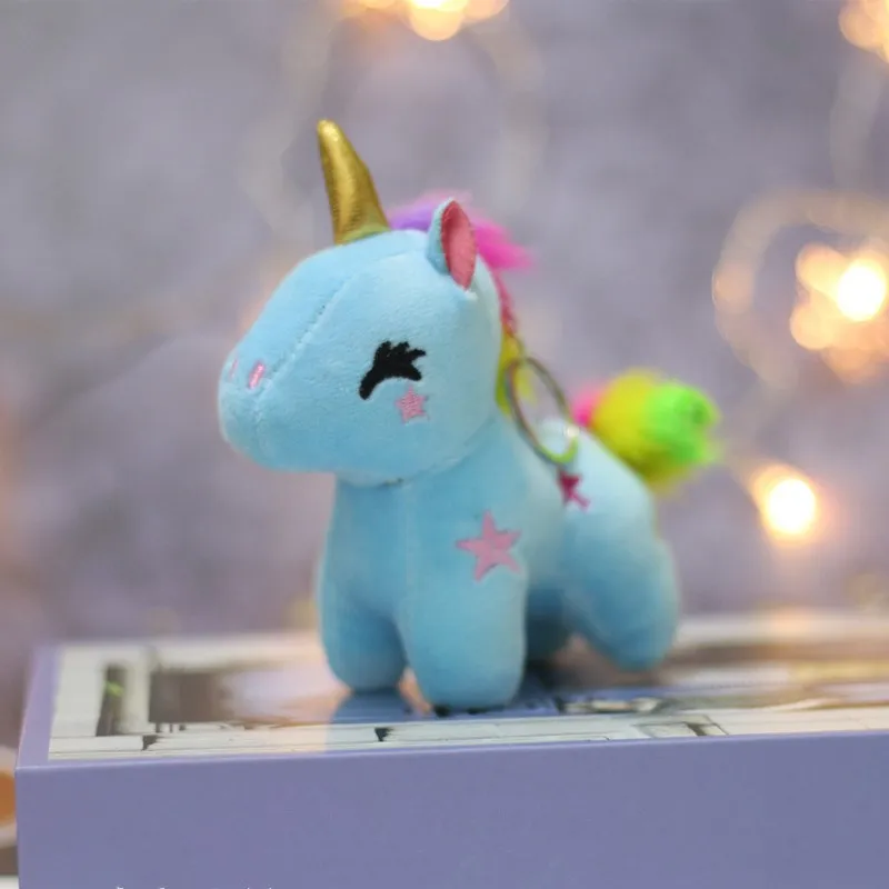 Милая мягкая плюшевая игрушка единорог 12 см в виде животного Детская