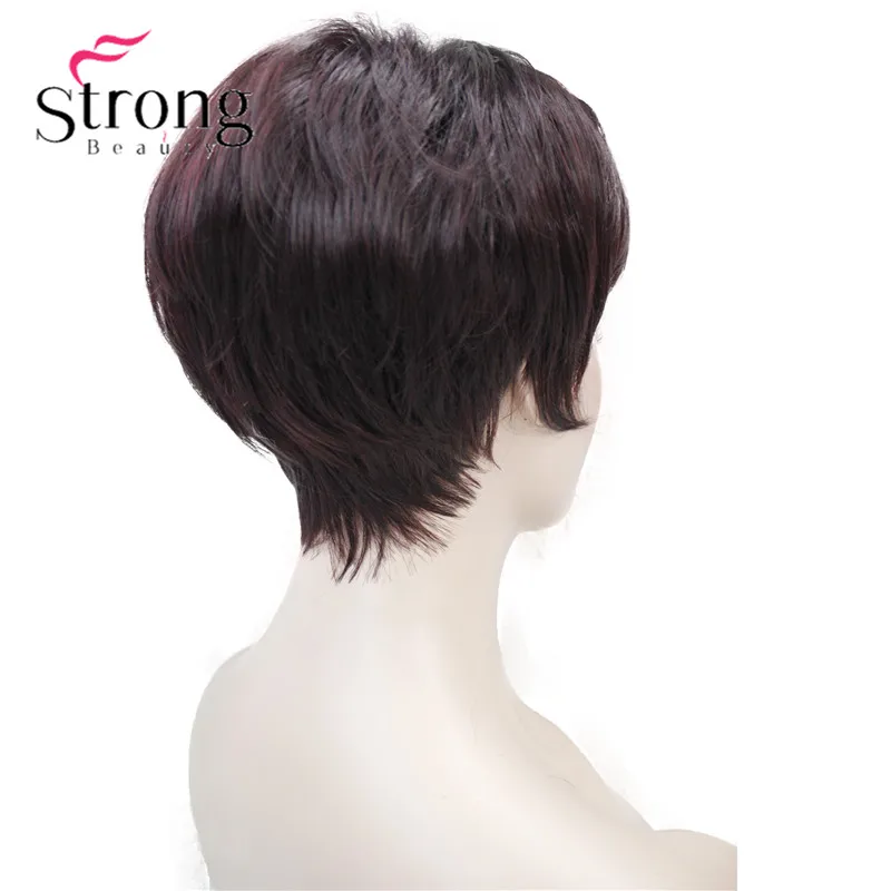 2SP99T StrongBeauty короткий слоистый блонд лохматый Классический колпачок полный синтетический парик выбор цвета - Цвет: 2SP99T