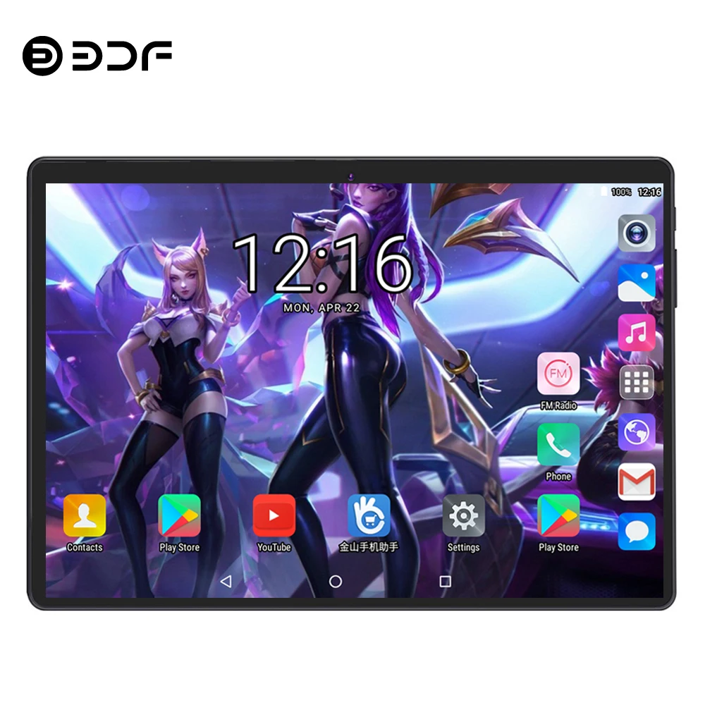 BDF, новинка, 10 дюймов, Android 7,0, четыре ядра, 4G, LTE, планшетный ПК, 4 ГБ, 64 ГБ, WiFi, ноутбук, 4G, две sim-карты, телефонный звонок, Tab, ПК, планшеты, 10