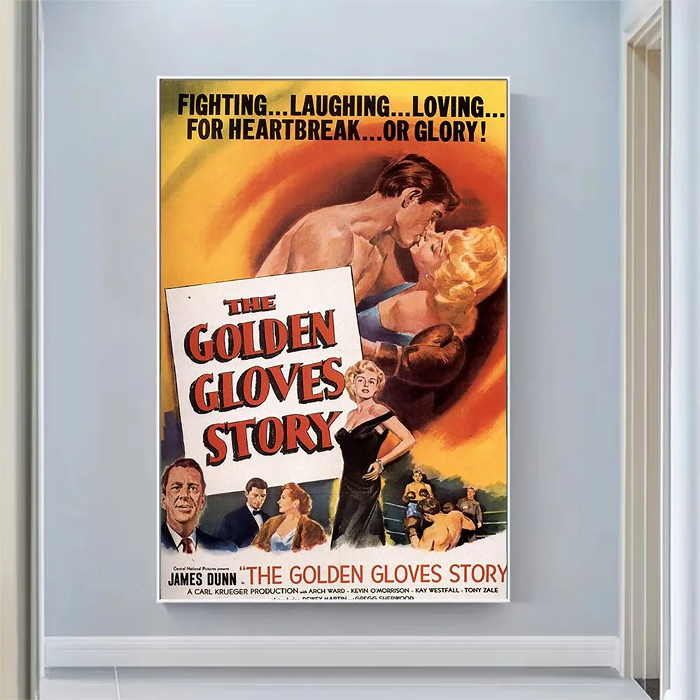 

V2231 The Golden Gloves Story Vintage Classic Movie Wall Silk Cloth HD Poster Art Home Decoration Gift