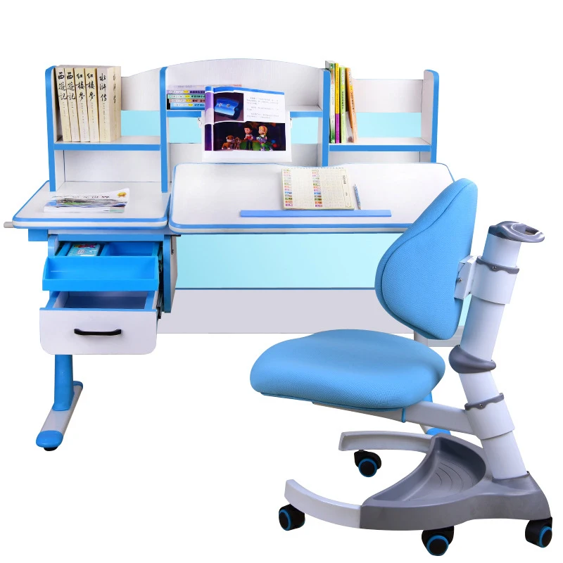 

children kids study desk writing table homework furniture rise fall chairs primary school students desk and chair suit bedroom