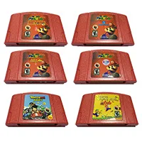 64 бита картридж для видеоигр игровой консоли Супер Мари серии английская версия