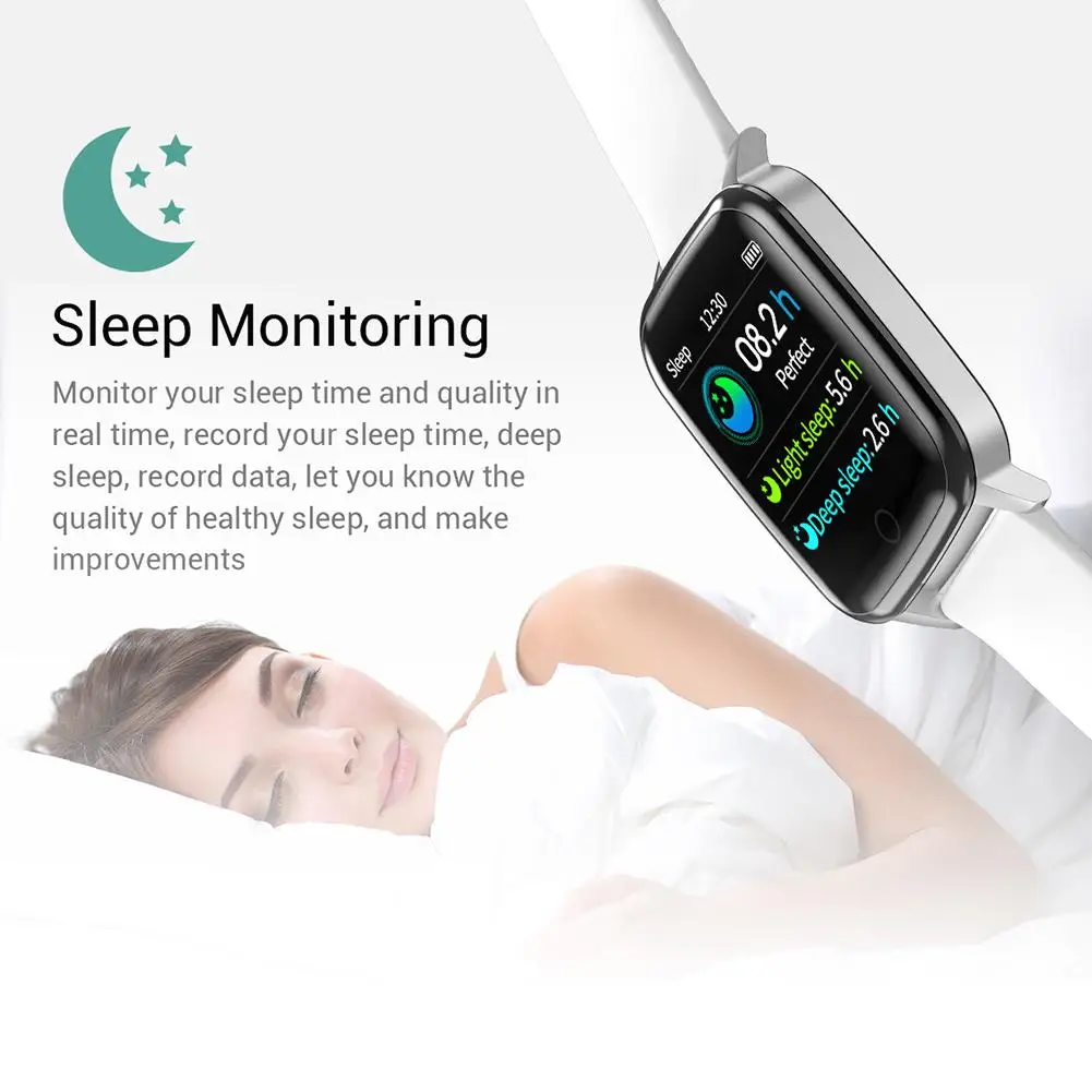 

Smart Sports Band Health Sleep Monitoring Smart Bracelet Waterproof Pedometer Blood Pressure HD Color Screen Fitness