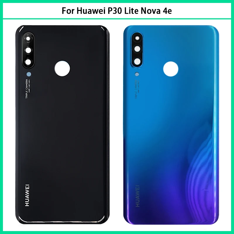 6 15 &quotНовинка для Huawei P30 Lite Nova 4e Задняя крышка батареи 3D стеклянная панель P30Lite