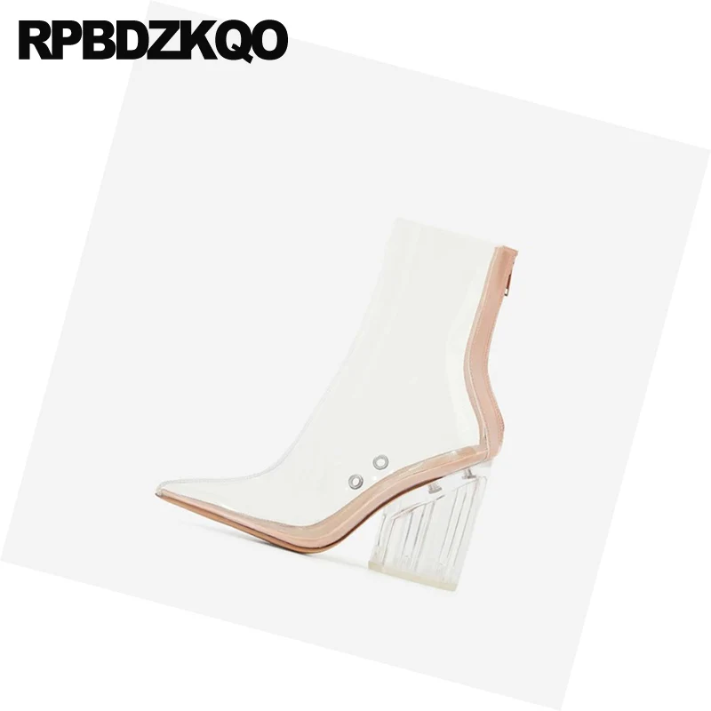 10 ПВХ на не сужающемся книзу массивном большие Размеры Роскошная фирменная обувь