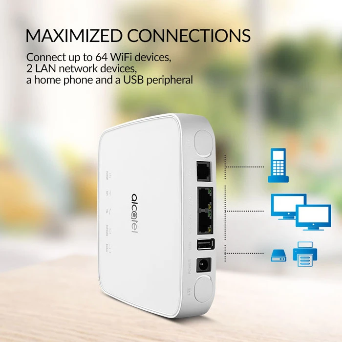 Разблокированный Alcatel HH70vb EE 4G 300 Мбит/с LTE Cat7 LinkHub HH70 cpe AC Wi-Fi Домашний концентратор