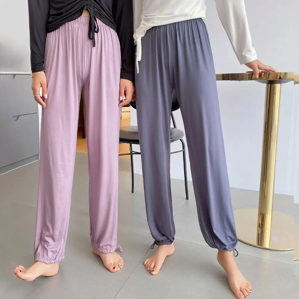 Women's Home Pants Loungewear Pyjamas Trousers Modal Comfortable Home Pants Spring Autumn New Modal Loose Sleepwear Pant