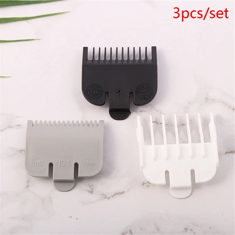 3pcs Hair Clipper Replacement Sheath Limit Comb Accessory Gu