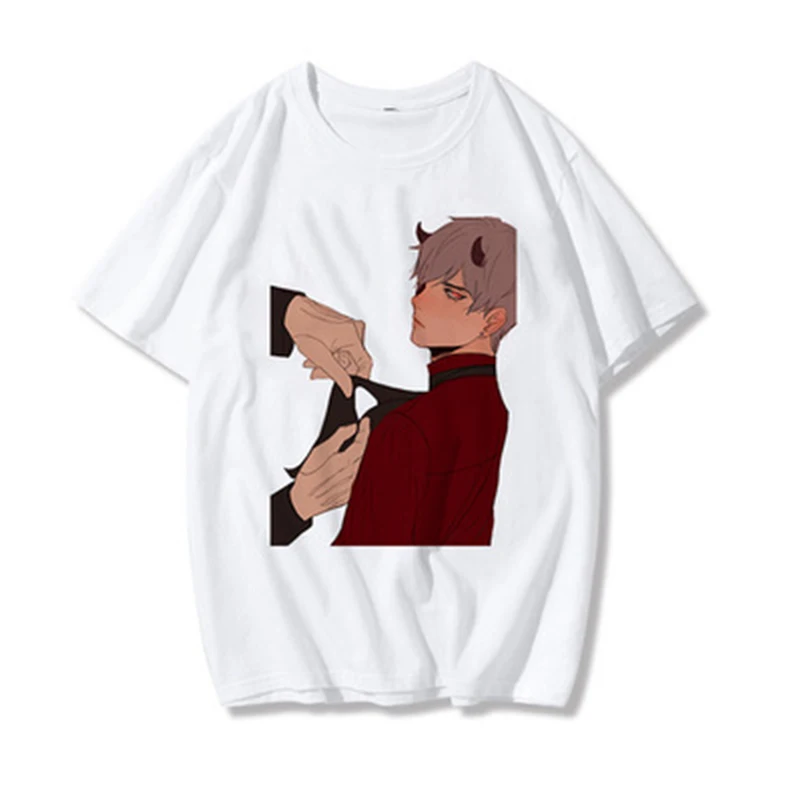 

Traf za Devil Half Goddes summer Harajuku yk2 letter plus size T shirt loose retro casual Gothic O-neck zaraing women trf xxxx