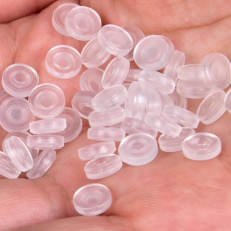 50 шт Анти боль серьги Pad ухо клип силиконовые подушечки для самостоятельного