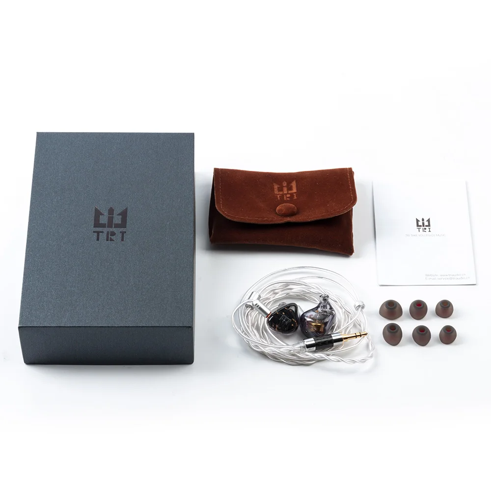 

TRI Starlight 4 electrostatic drive units+2BA+1DD HIFI Earphone Hybrid 14 unit High-end earbuds with 3.5mm cable TRI Starshine