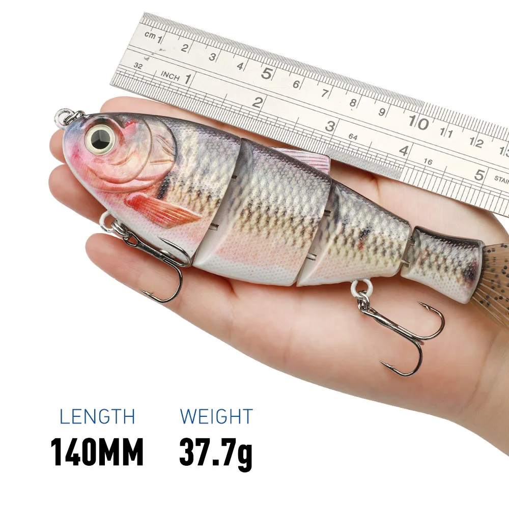 

Luya New Four Section Hard Bait Multi Color Realistic Long Throw Fake Bait Light Fishing Gear Fake Fish