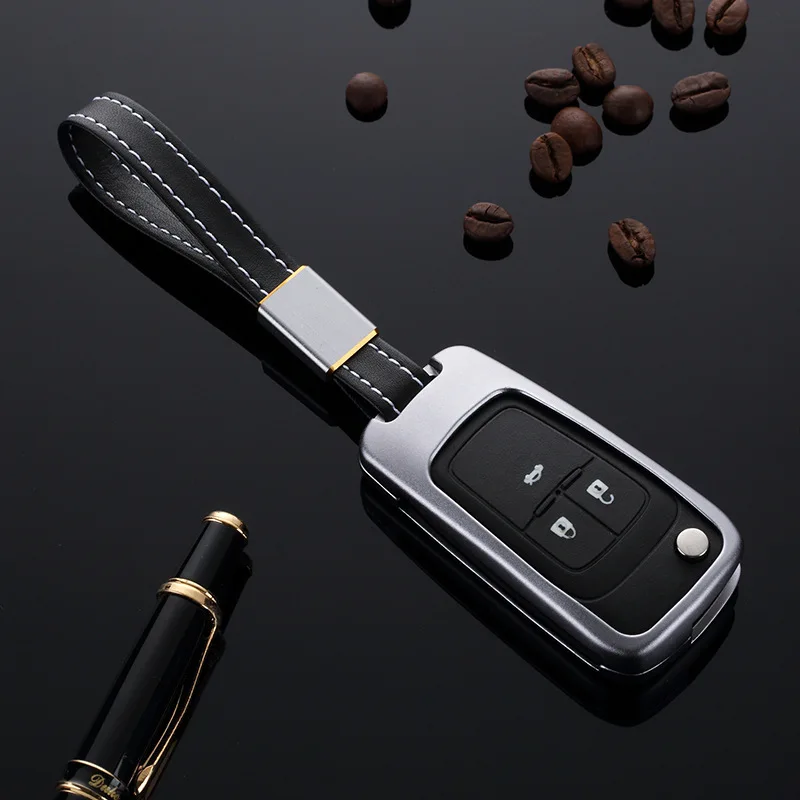 Car Key Protection Case Cover Protect Covers Aluminum Alloy For Buick New Excelle GT GL8 Chevrolet Malibu Folding 2 3 4 Bottons |