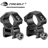 2pcs 25 4 mm 1 middle profile scopes rings fit weaver style picatinny 20mm dovetail rail mount for rifle scope