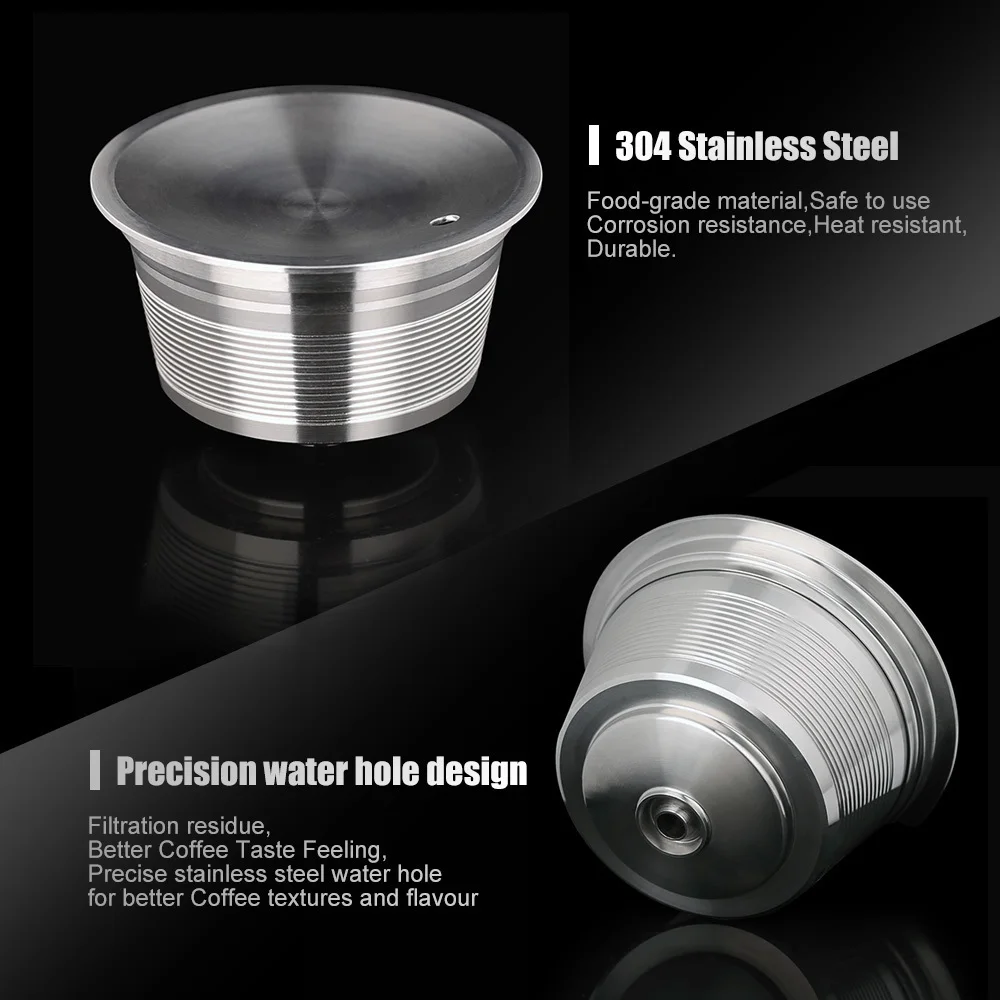 Многоразовые кофейные капсулы Dolce Gusto фильтр из нержавеющей стали для темпера