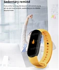 Шагомер, монитор сердечного ритма, артериального давления, Bluetooth, умный браслет для мужчин и женщин, Смарт-часы M6, спортивный фитнес-браслет