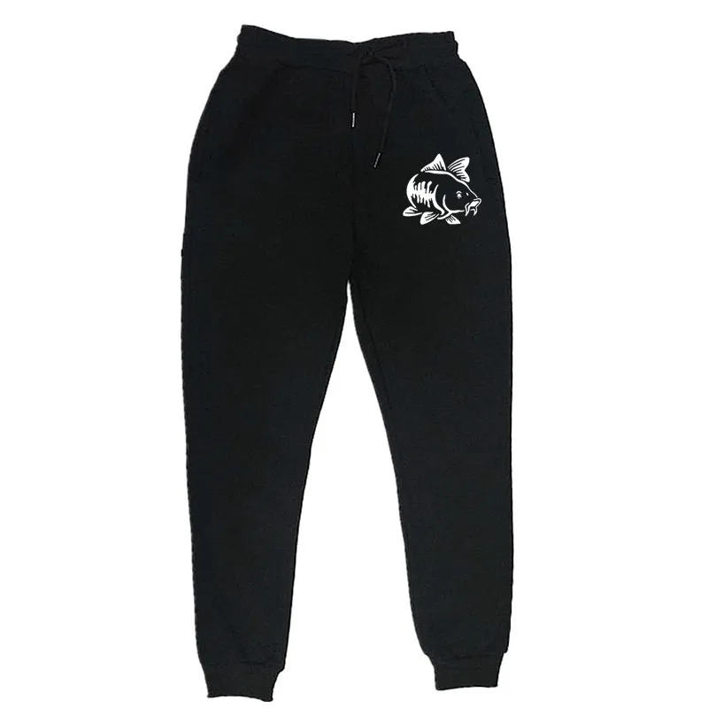 Новинка 2020 Мужские штаны с рисунком карпа мужские повседневные для бега
