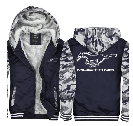 

male Hoodie Plus Size jacket Hoodies men Mustang sweatshirt Hoody For men Thicken Hooded coats