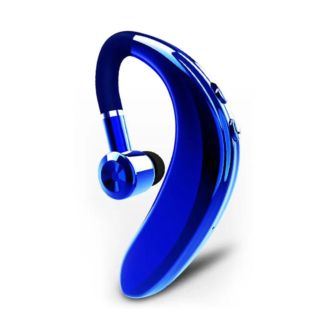 

New Wireless Bluetooth Headset Handsfree Earhook Business Long Standby Car Driver Single Ear Earphone With Mic For iPhone Huawei