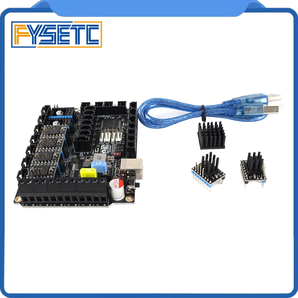 S6 V2.0 доска 32 бит Управление для записей 6 шт. TMC5161 V1.0 Драйвер шагового двигателя SPI