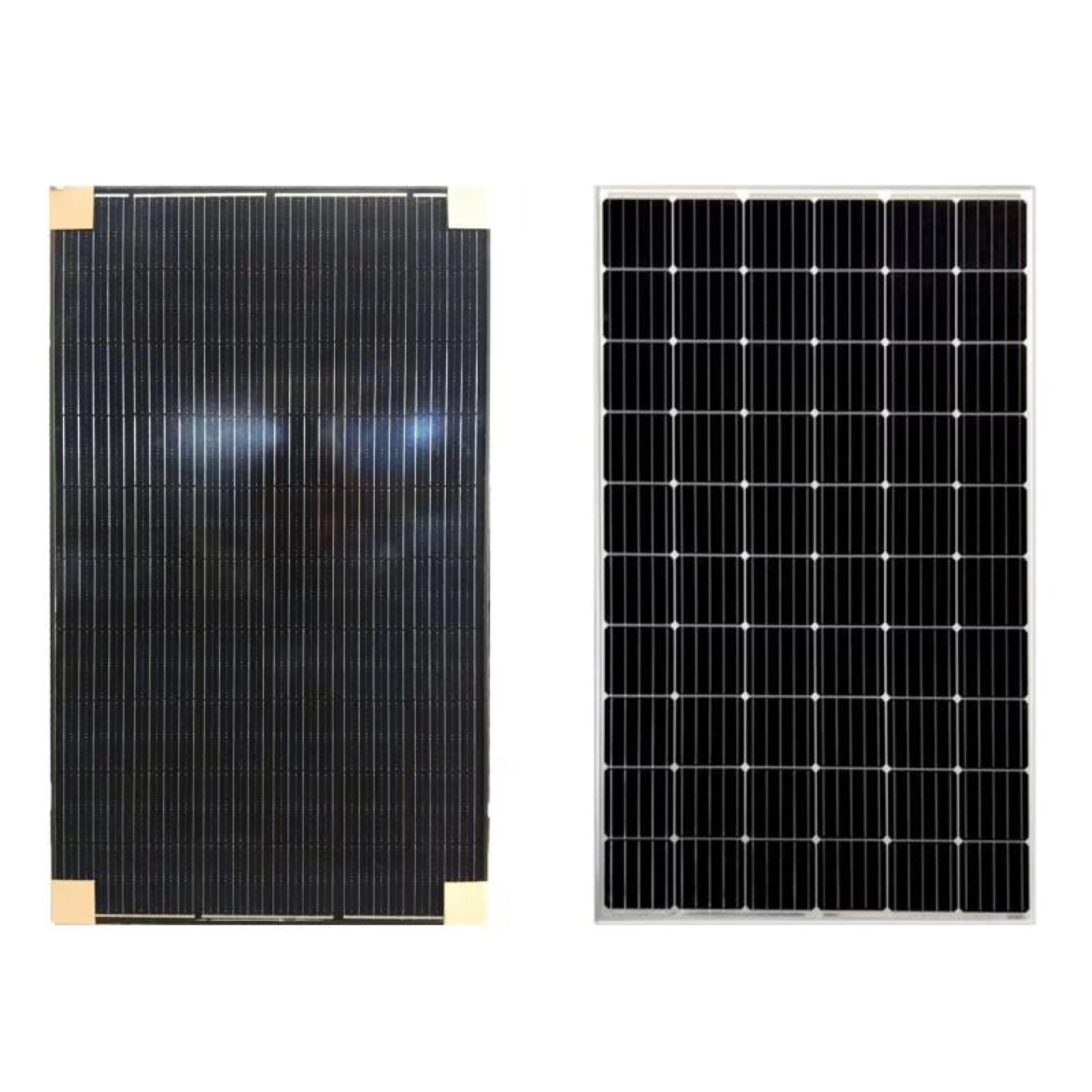 

China factory price pv 330W full black solar panel monocrystalline power solar
