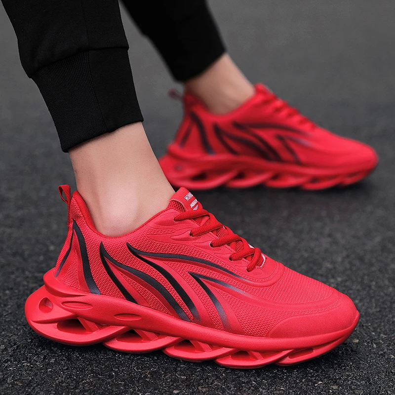 

COOLVFATBO Men Tennis Shoes Breathable Running Sneakers Men Casual Shoes shockproof Sneakers Men Sport Shoes Men Walking Shoes