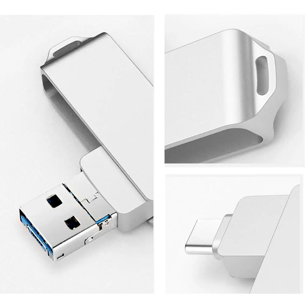 BRU 3 в 1 Otg Usb флешка 0 для Android type-c высокоскоростной флеш-накопитель type C Флешка 16 ГБ 32