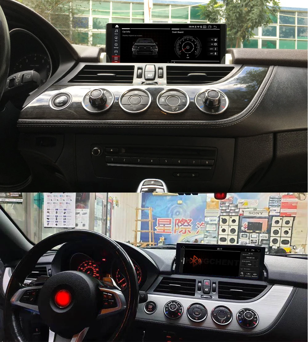 Автомобильный мультимедийный плеер ZJCGO стерео GPS радио навигация Android CIC NBT для BMW Z4