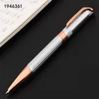 Шариковая ручка с отделкой 719, платина, розовое золото, для бизнеса, офиса, школьные канцелярские принадлежности, ручки для письма