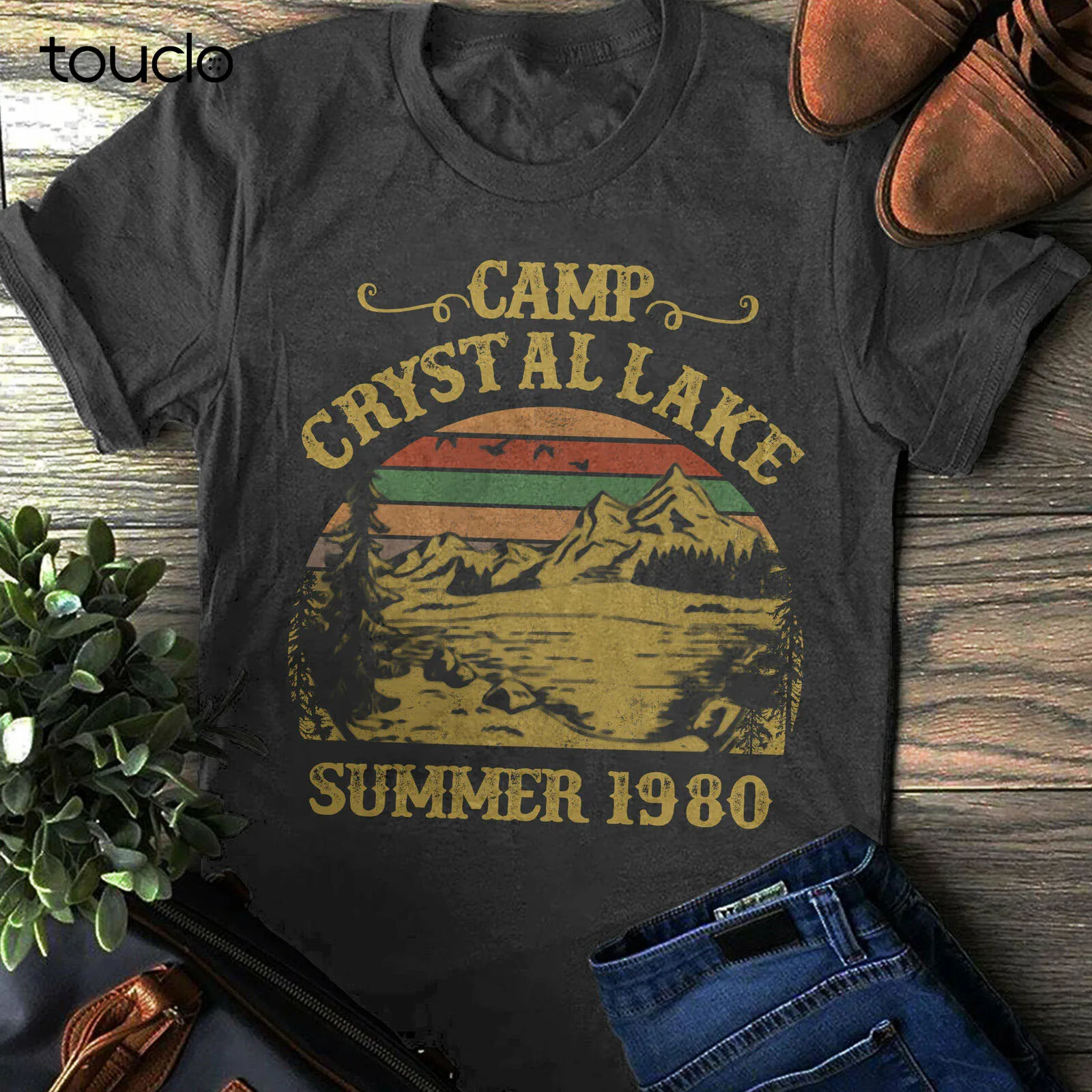 

Hot Sale Super Fashion Camp Crystal Lake T-shirt, Friday the 13th Shirt, Jason Voorhees Shirt, H