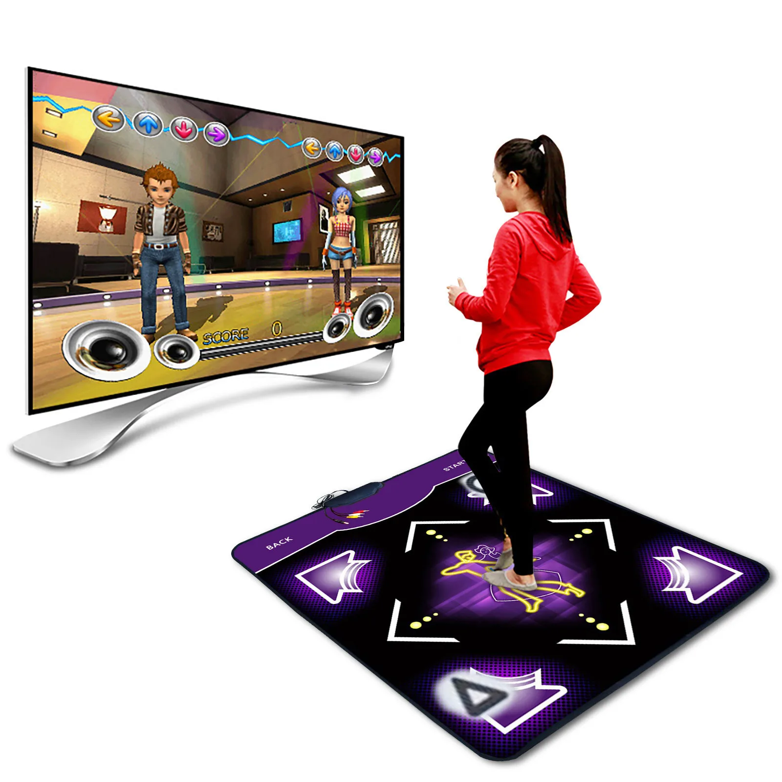 

Dance Pad Dancing Step Dance Mats Pad Pads Dancer Blanket Equipment Revolution Hd Non-slip Foot Print Mat To Pc With Usb#g3