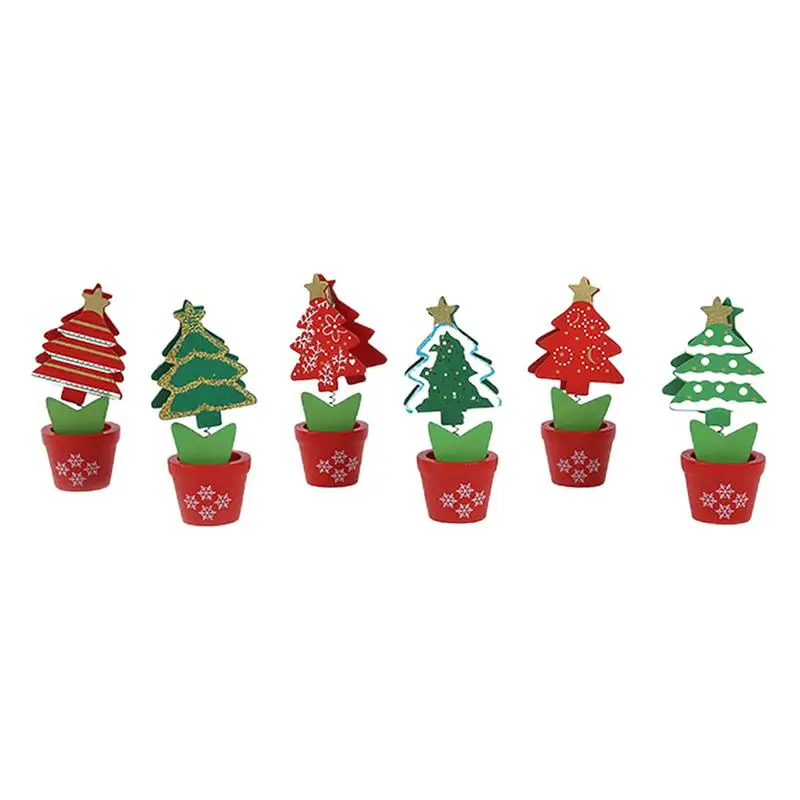 Зажимы для фотографий в форме бонсая 6 шт.|Украшения своими руками вечеринки| |