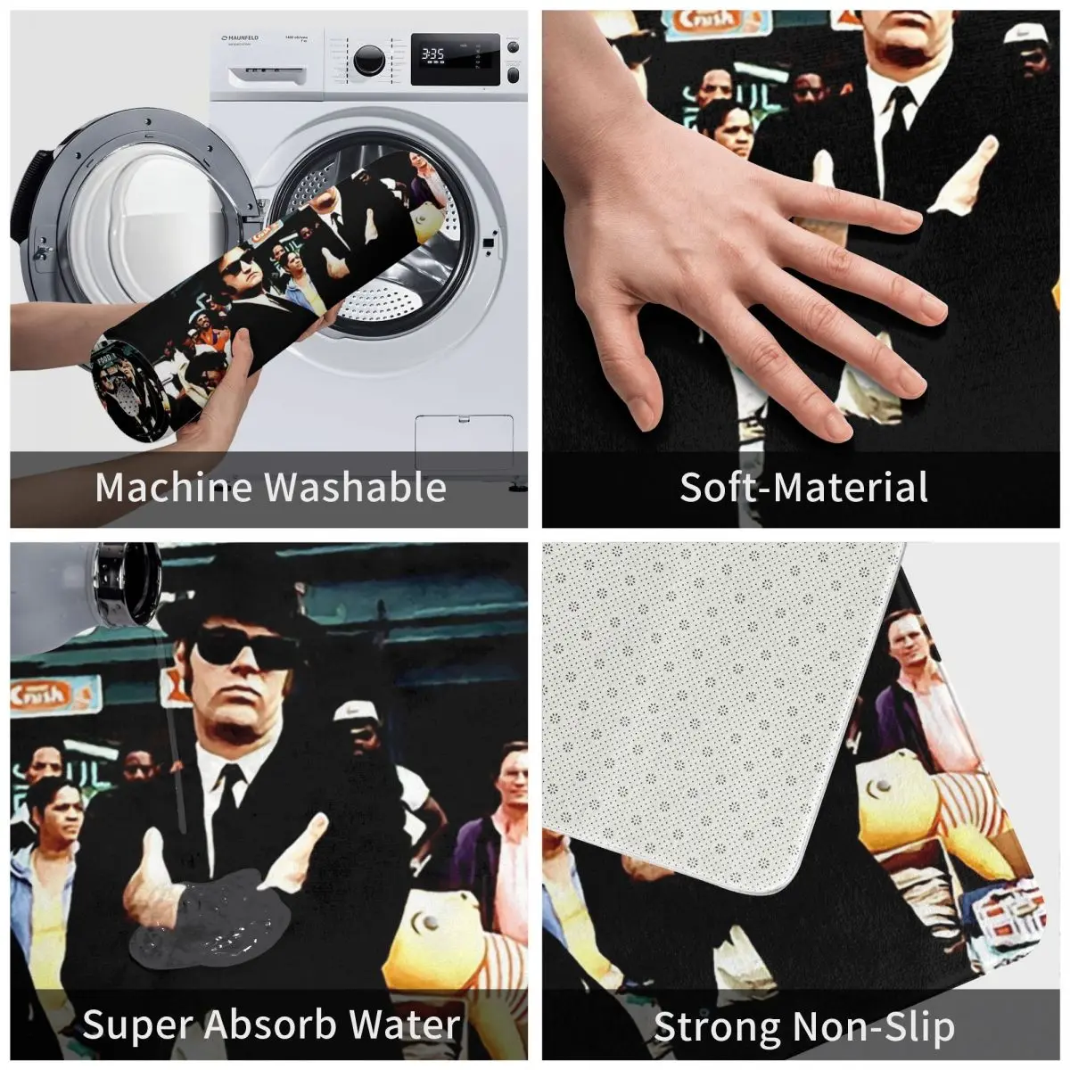 Напольный коврик из полиэстера для ванной кухни гостиной 40*60 | Дом и сад