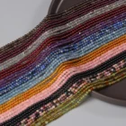 Круглые Гладкие бусины 3 мм из натурального камня, небольшие бусины с отверстием для изготовления ювелирных изделий ручной работы, 15 дюймов, для браслетов, ожерелий, колец, сделай сам