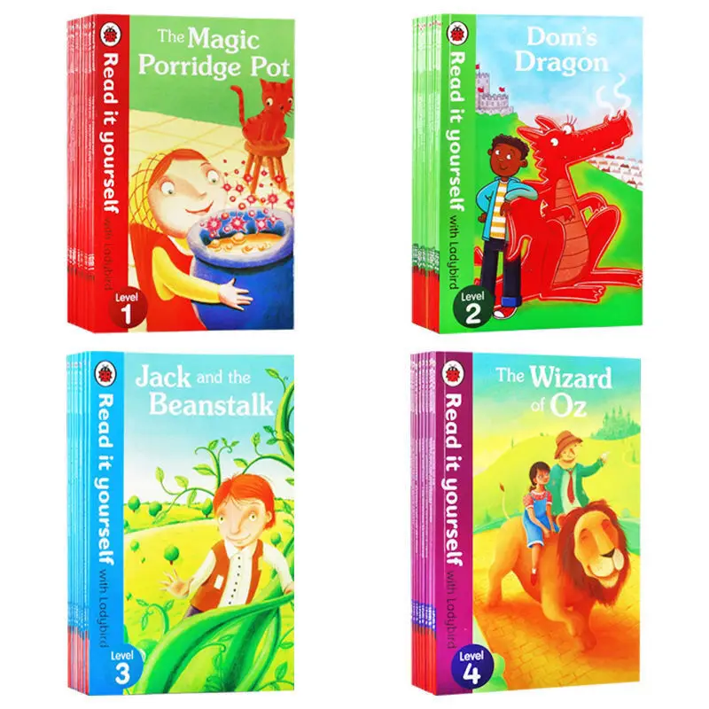 Tanie 50 Książek/zestaw Biedronka Przeczytaj To Sam Poziom 1 Do Poziomu 4 Angielski Obraz Książeczki Dla Dzieci Poziom Czytania Podręcznik Do Nauki Dzieci Najtaniej 50 Książek/zestaw Biedronka Przeczytaj To Sam Poziom 1 Do Poziomu 4 Angielski Obraz Książeczki Dla Dzieci Poziom Czytania Podręcznik Do Nauki Dzieci